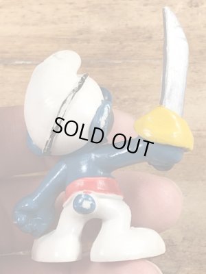 スマーフ　ビンテージ　PVCフィギュア　海賊　70年代