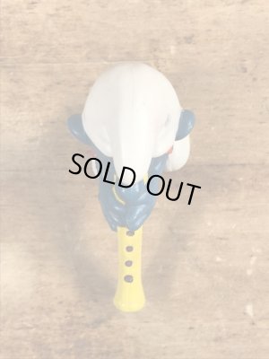 スマーフ　ビンテージ　PVCフィギュア　縦笛　70年代