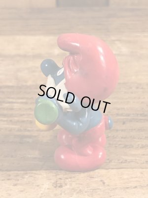 パパスマーフ　ヴィンテージ　PVCフィギュア　科学者　80’s