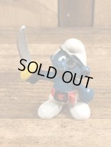 Schleich Smurf “Pirate” PVC Figure　スマーフ　ビンテージ　PVCフィギュア　70年代