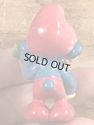 パパスマーフ　ビンテージ　PVCフィギュア　科学者　80年代