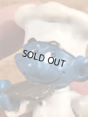 スマーフ　ビンテージ　PVCフィギュア　シェフ　70年代