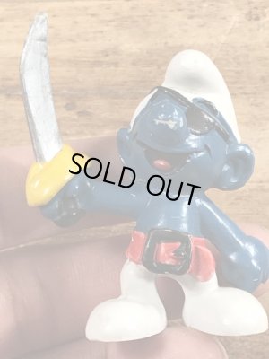 スマーフ　ビンテージ　PVCフィギュア　海賊　70年代