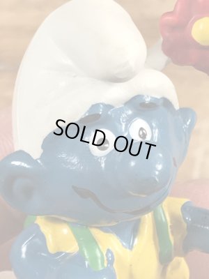 スマーフ　ビンテージ　PVCフィギュア　登山　70年代