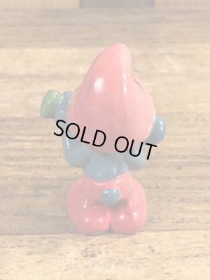 パパスマーフ　ヴィンテージ　PVCフィギュア　科学者　80’s