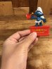 Smurf　ヴィンテージ　PVCフィギュア　メッセージ　70’s