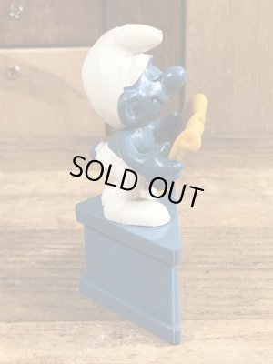 スマーフ　ビンテージ　PVCフィギュア　メッセージ　70年代