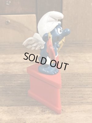 スマーフ　ビンテージ　PVCフィギュア　台付き　70年代