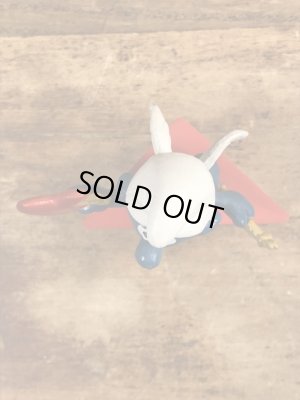 スマーフ　ビンテージ　PVCフィギュア　台付き　70年代