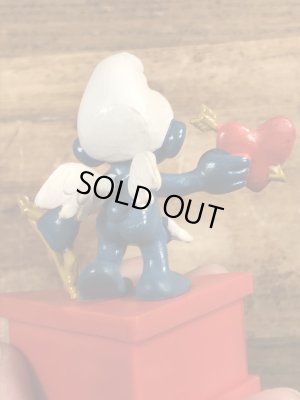 スマーフ　ビンテージ　PVCフィギュア　台付き　70年代