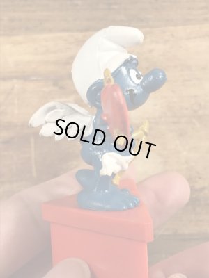 スマーフ　ビンテージ　PVCフィギュア　台付き　70年代