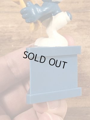 Smurf　ヴィンテージ　PVCフィギュア　台付き　70’s