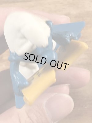 スマーフ　ビンテージ　PVCフィギュア　メッセージ　70年代