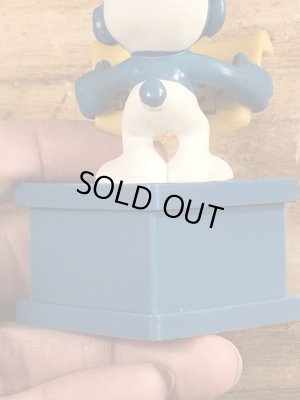 Smurf　ヴィンテージ　PVCフィギュア　台付き　70’s