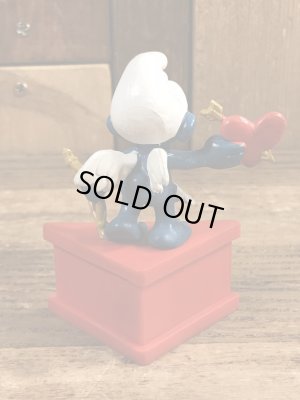 Smurf　ヴィンテージ　PVCフィギュア　メッセージ　70’s