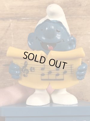 スマーフ　ビンテージ　PVCフィギュア　メッセージ　70年代