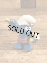 Schleich Smurf “Sauna” PVC Figure　スマーフ　ビンテージ　PVCフィギュア　70年代