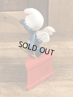 Smurf　ヴィンテージ　PVCフィギュア　メッセージ　70’s