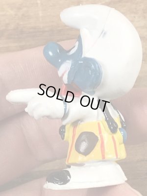 Smurf　ヴィンテージ　PVCフィギュア　ピエロ　70’s