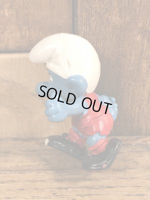 Smurf ヴィンテージ PVCフィギュア サッカー 70’s