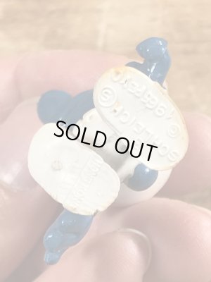 60’sのアストロノーツのスマーフのヴィンテージのPVC製フィギュア