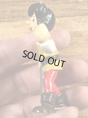 70’sのスマーフのジョアンのヴィンテージのPVC製フィギュア