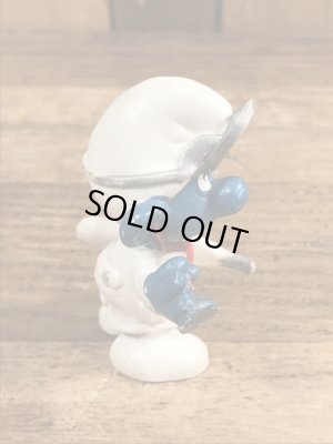 70年代頃のドクターのスマーフのビンテージのPVCフィギュア