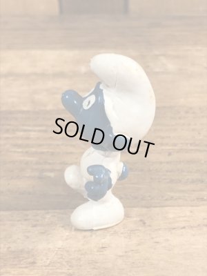 60’sのアストロノーツのスマーフのヴィンテージのPVC製フィギュア