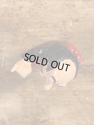 80年代頃のスマーフのガーガメルのビンテージのPVCフィギュア