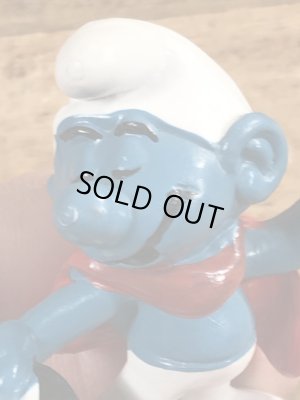 70年代頃のマジシャンのスマーフのビンテージのPVCフィギュア