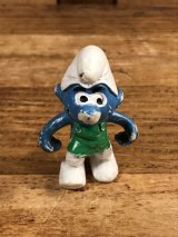 Bully Smurf “Gardener” PVC Figure　スマーフ　ビンテージ　PVCフィギュア　70年代