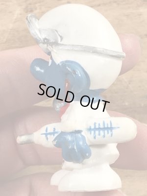 70’sの医者のスマーフのヴィンテージのPVC製フィギュア