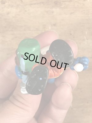 90’sのゴルフをしているSmurfのヴィンテージのPVC製フィギュア