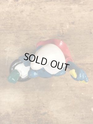 70年代頃のマジシャンのスマーフのビンテージのPVCフィギュア