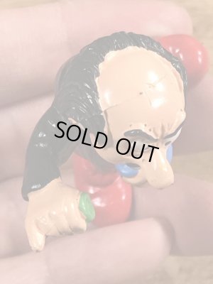 80年代頃のスマーフのガーガメルのビンテージのPVCフィギュア