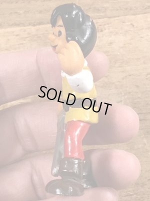 70’sのスマーフのジョアンのヴィンテージのPVC製フィギュア