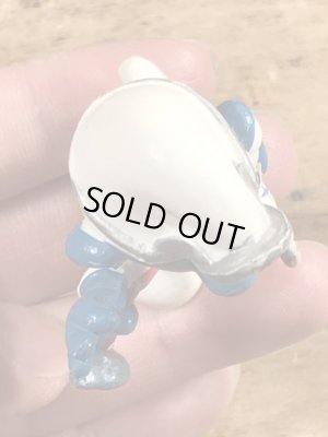 70年代頃のドクターのスマーフのビンテージのPVCフィギュア