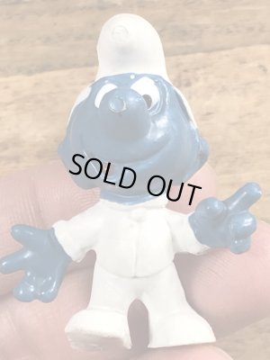 60年代頃のアストロノーツのスマーフのビンテージのPVCフィギュア