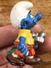 90’sのゴルフをしているSmurfのヴィンテージのPVC製フィギュア