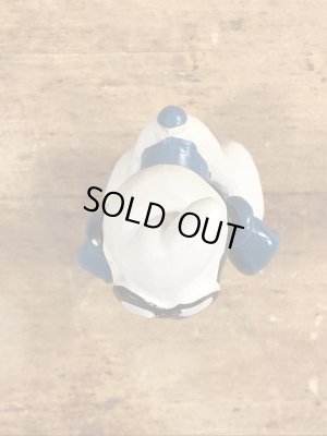 70年代頃のゴーグルをしたスーパースマーフのビンテージのPVCフィギュア