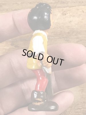 70’sのスマーフのジョアンのヴィンテージのPVC製フィギュア