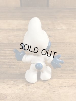 60’sのアストロノーツのSmurfのヴィンテージのPVC製フィギュア
