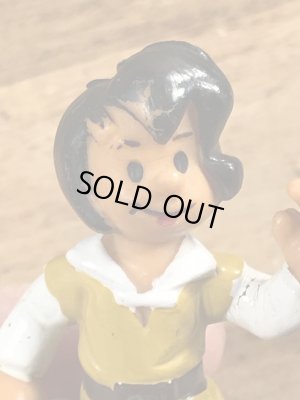 70年代頃のスマーフのジョアンのビンテージのPVCフィギュア