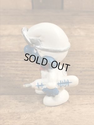 70’sの医者のスマーフのヴィンテージのPVC製フィギュア