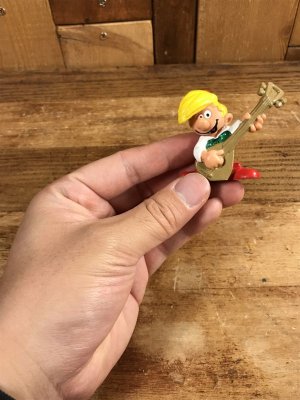 70’sのSmurfのピルルイのヴィンテージのPVC製フィギュア