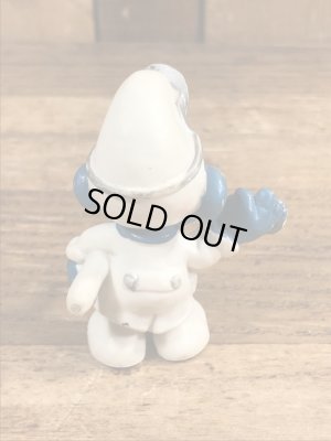 70’sの医者のスマーフのヴィンテージのPVC製フィギュア