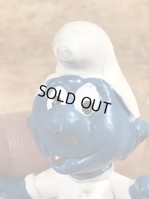 60年代頃のアストロノーツのスマーフのビンテージのPVCフィギュア