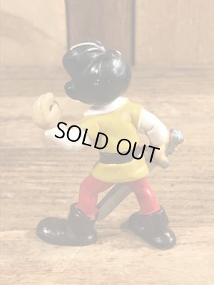 70’sのスマーフのジョアンのヴィンテージのPVC製フィギュア