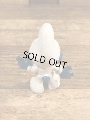 60’sのアストロノーツのスマーフのヴィンテージのPVC製フィギュア