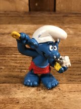 Schleich Smurf “Sauna” PVC Figure　スマーフ　ビンテージ　PVCフィギュア　70年代